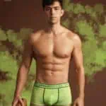 Derrick Monasterio Hot in Green Brief Bakat