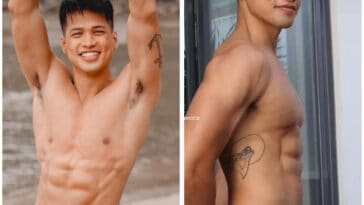 Vin Abrenica Bakat Bulge habang nagwowork out